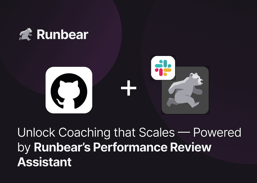 Unlock Coaching that Scales — Powered by Runbear’s Performance Review Assistant